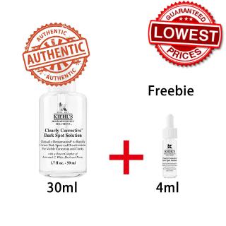 #ของแท้ 100%# Kiehls Clearly Corrective™ Dark Spot Solution ลดจุดด่างดำ/ปรับผิวขาวกระจ่างใส 30ml/50ml