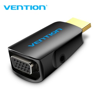 สินค้า Vention อะแดปเตอร์ ตัวแปลง HDMI เป็น VGA ตัวขั้วต่อชุบทอง 1080P สำหรับ PC TV Xbox แล็ปท็อป โปรเจ็คเตอร์ AID