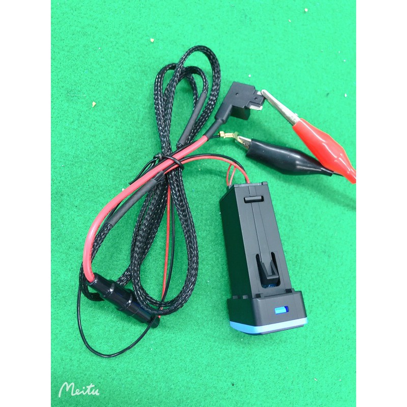 usb-qc3-0-วัดโวลท์ดิจิตอลมิเตอร์พร้อมสายmicroฟิวส์ใส่honda