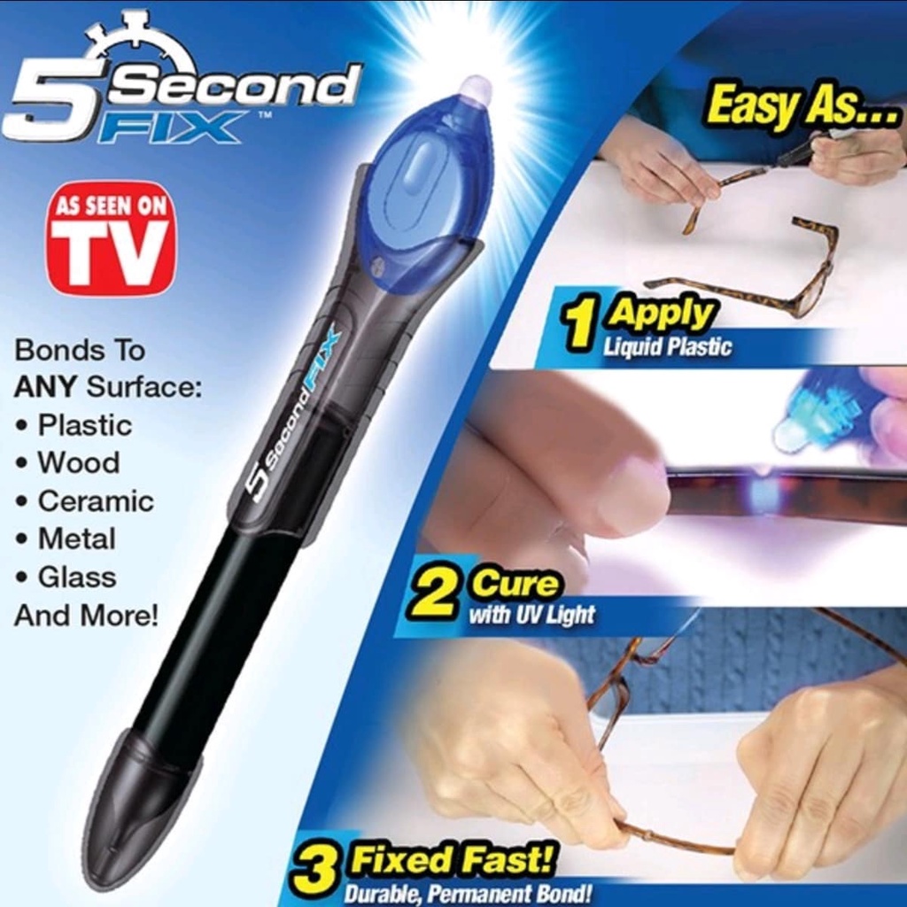 กาวเลเซอร์-กาว-uv-5-second-fix-กาวยูวี-ของแท้พร้อมส่ง-กาวเอนกประสงค์-แห้งภายใน-5-วินาที-ไร้คราบ-สีใส-ติดแน่น