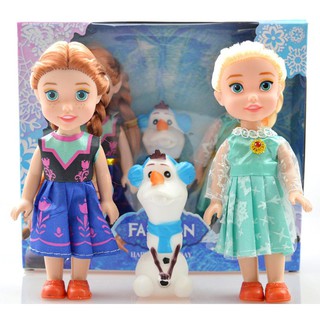ภาพหน้าปกสินค้าตุ๊กตาฟิกเกอร์ Frozen Princess Elsa & Anna & Anna & Olaf 7 ที่เกี่ยวข้อง