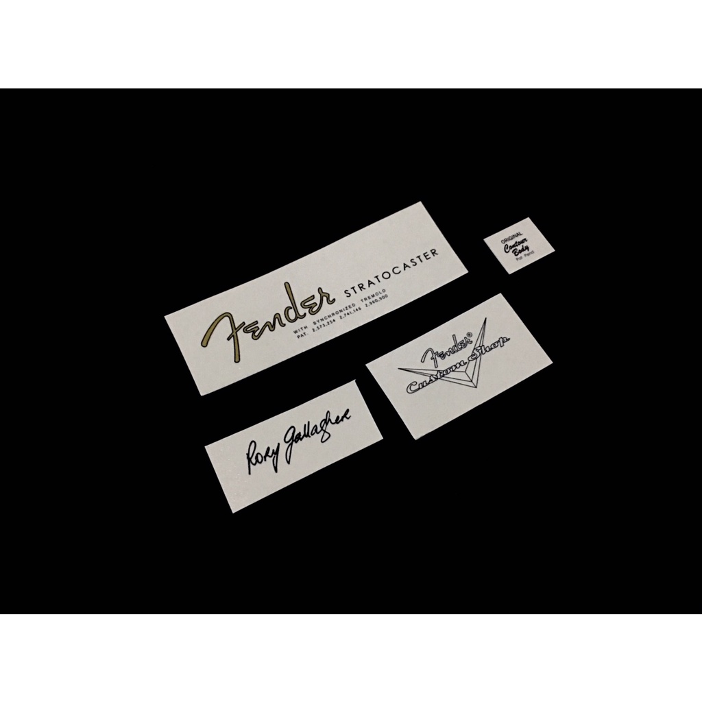 โลโก้หัวกีตาร์ Fender Stratocaster Rory Gallagher Signature | Shopee ...