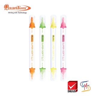 สินค้า Quantum ควอนตั้ม ปากกา ปากกาไฮไลท์ ปากกาเน้นข้อความ 2 หัว QH781