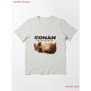 2022 Conan Exiles Essential T-Shirt เสื้อยืด ดพิมพ์ลาย เสื้อยืดผ้าฝ้าย คอกลม cotton ความนิยม sale Unisex