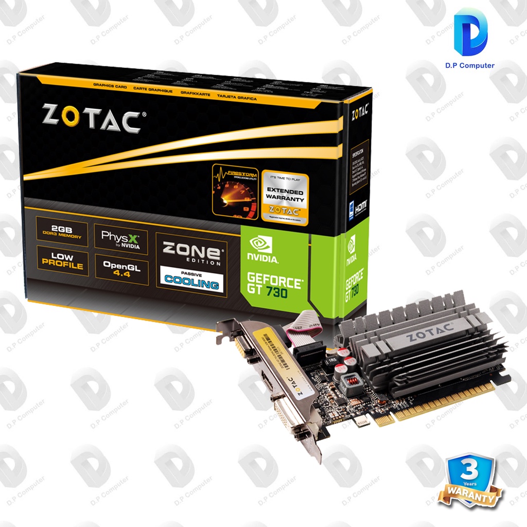 การ์ดจอ-zotac-geforce-gt-730-2gb-สินค้าใหม่-รับประกัน-3-ปี