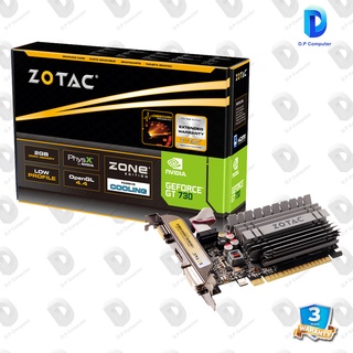 การ์ดจอ ZOTAC GEFORCE GT 730 2GB สินค้าใหม่ รับประกัน 3 ปี