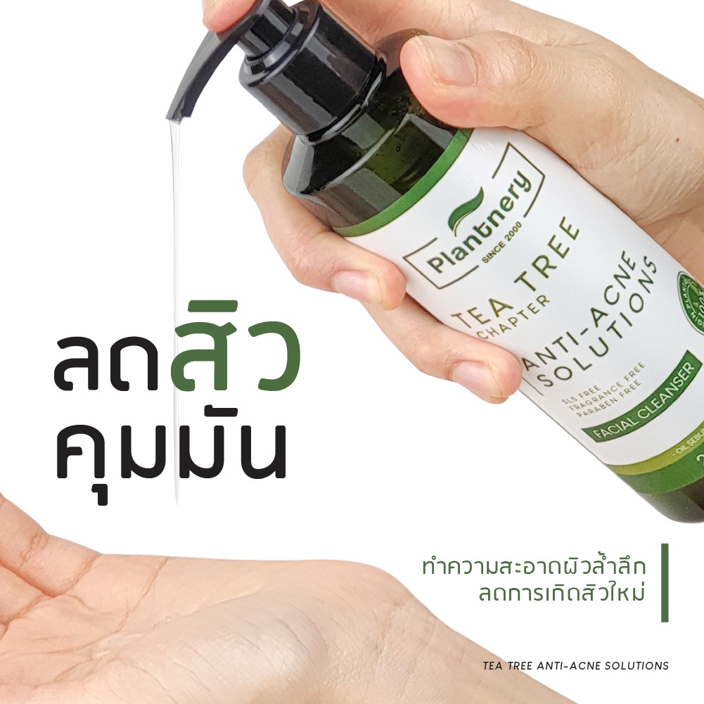 plantnery-tea-tree-facial-cleanser-250ml-01289-แพลนท์เนอรี่-เจลล้างหน้า-ที-ทรี-สูตรช่วยลดสิว-และควบคุมความมัน