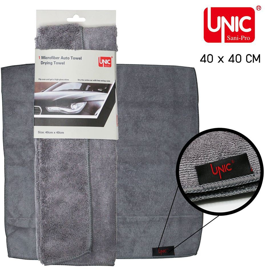 unic-drying-towel-ผ้าไมโครไฟเบอร์-เช็ดแห้ง-ซับน้ำได้เยอะ-ผ้ามีด้านขนยาวนุ่ม-และขนเรียบ