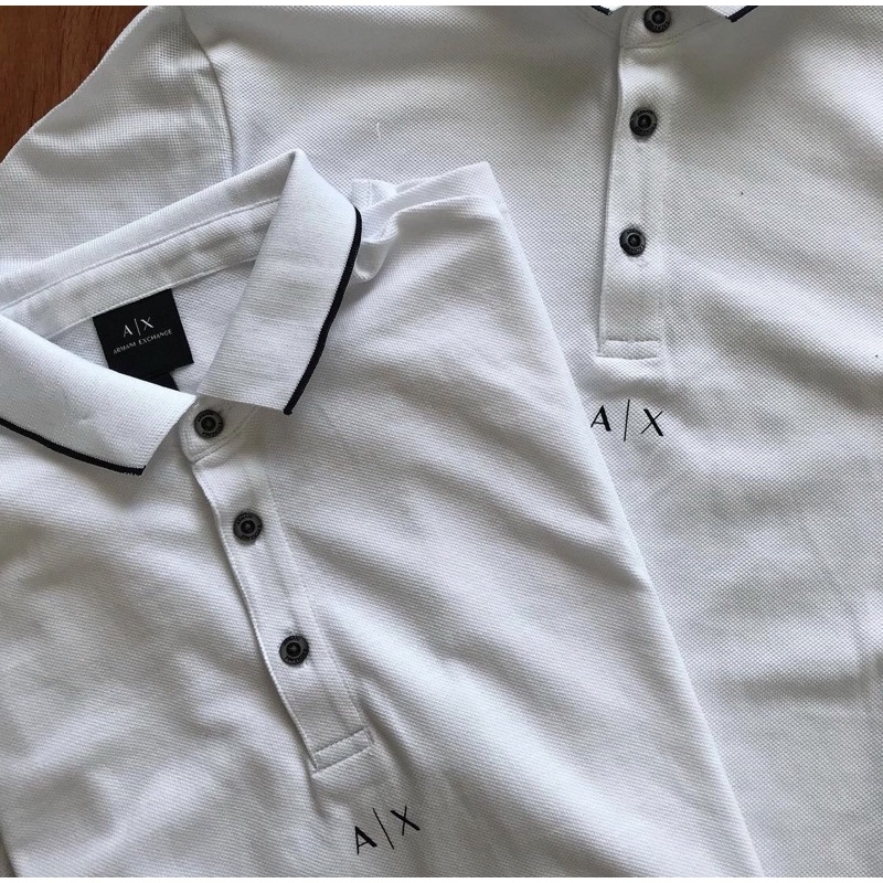 armani-exchange-stretch-jersey-polo-shirt-เสื้อโปโลแขนสั้นแบรนด์