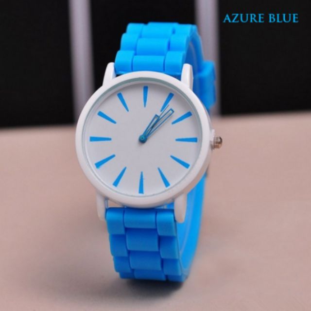 นาฬิกาแฟชั่น-bubble-gum-สีฟ้า
