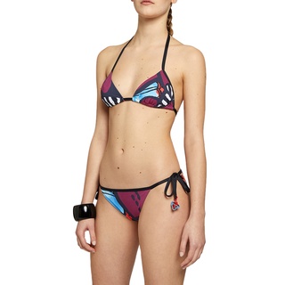 Angelys Balek ชุดว่ายน้ำ String Bikini Swimsuit  รุ่นFW20SW003067013 สีม่วงลายปริ้น