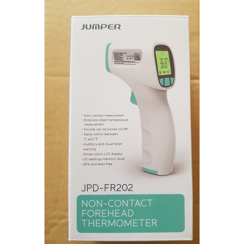 Jumper เครื่องวัดอุณหภูมิ อินฟราเรด ทางหน้าผาก รุ่น JPD-FR202 ...