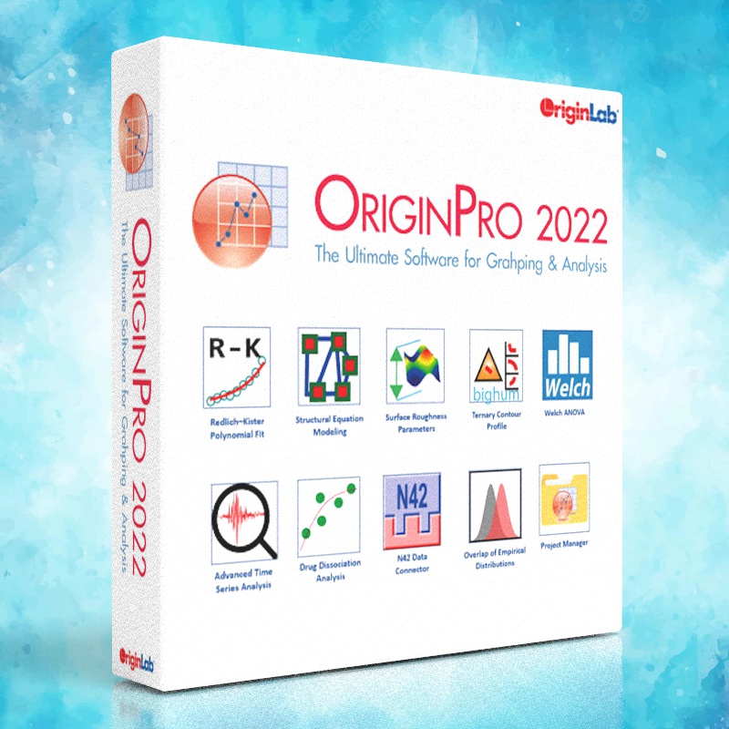 ภาพหน้าปกสินค้าOriginLab OriginPro 2022 V.9.9  Full Lifetime  ตัวเต็มถาวร โปรแกรมสร้างกราฟและวิเคราะห์ข้อมูล