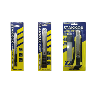 STANNOX คัดเตอร์ 3 แบบ คัตเตอร์ คัทเตอร์ มีดคัตเตอร์ 9มิล 18 มิล พร้อมใบมีดคัตเตอร์