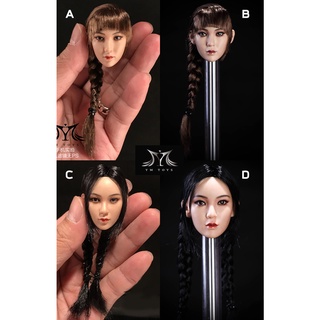 พร้อมส่ง! ฟิกเกอร์ งานแบช YMTOYS Wing 1/6 Asian Beauty Headsculpt