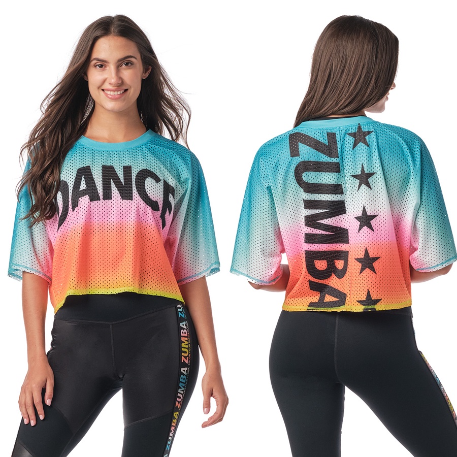 Zumba Wear Dance In Color Top (เสื้อออกกำลังกายซุมบ้า) Shopee Thailand