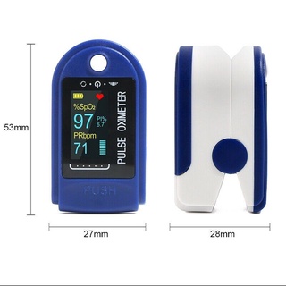 พร้อมส่ง # Fingertip Pulse Oximeter เครื่องวัดออกซิเจนในเลือด วัดออกซิเจน วัดชีพจร วัดอัตราการเต้นหัวใจ