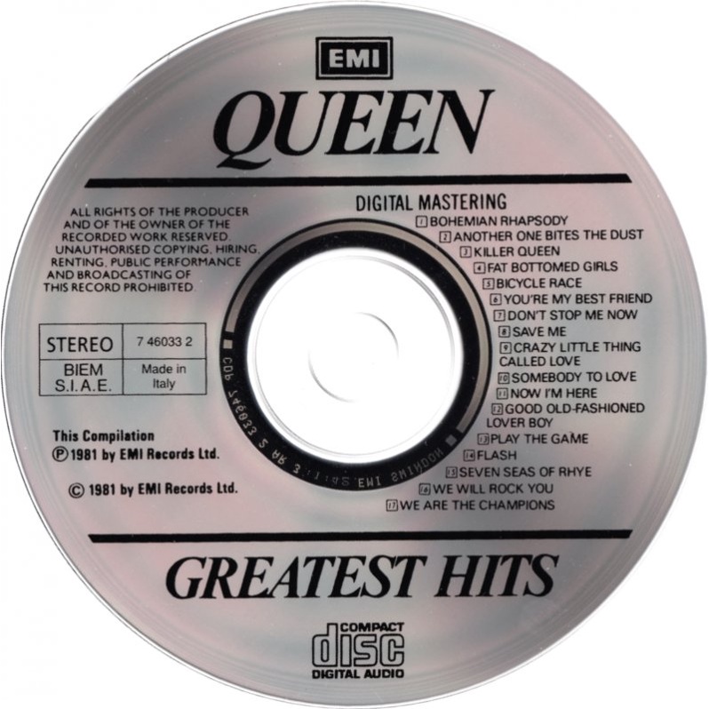 ซีดีเพลง-cd-queen-1981-greatest-hits-i-ในราคาพิเศษสุดเพียง159บาท