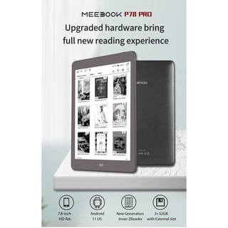 สินค้า เครื่องอ่านหนังสือ Meebook Likebook P6 P78 P10 Pro Android E-Reader E-Book Reader 3G RAM 32GB Memory with SD card