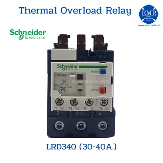 Schneider Thermal Overload Relay LRD340 (30-40A.)