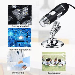 สินค้า 🌋🌋【จัดส่งจากกรุงเทพฯ】จัดส่งฟรี! Microscope กล้องขยายพระ ขยายสิ่งของ 1000 เท่่า & 1600 เท่่า [ กรอก AJ99SER ลด 50.- ]