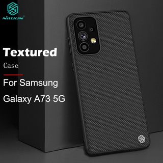 Nillkin เคสโทรศัพท์มือถือ TPU และ PC แข็ง นิ่ม กันกระแทก สีดํา สําหรับ Samsung Galaxy A73 5G