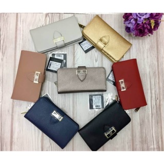  New in Best seller !!! LYN JACKIE LONG WALLET BAG พร้อมส่งอีกรอบ พร้อมสีใหม่ล่าสุด!! กระเป๋าสตางค์ใบยาว หนังSaffiano