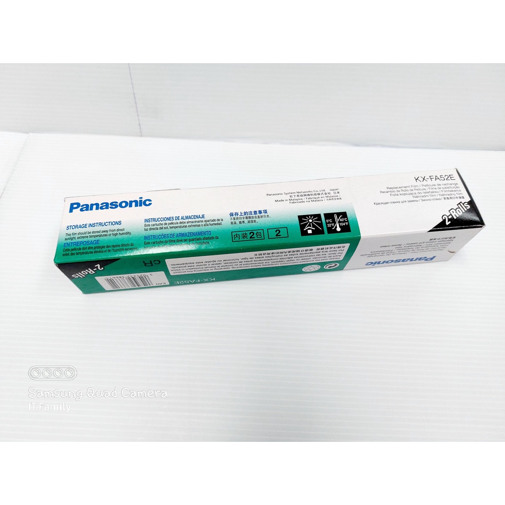 ตลับผงหมึกฟิล์มแฟกซ์-panasonic-kx-fa52e-for-kx-fp206-original-ออกใบกำกับภาษีได้