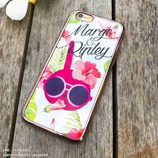 เคสกระจกเงา ขอบนิ่ม แบรนด์แท้ Marge and Ripley ลายดอกไม้ เคสไอโฟน6 เคสไอโฟน6s เคสไอโฟน6plus 6s พลัส 7 Plus  8 Plus