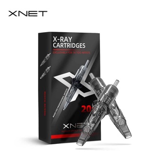 XNET เข็มสักลายช้าง สีเทา 12-0.35 สําหรับเครื่องสัก 20 ชิ้น