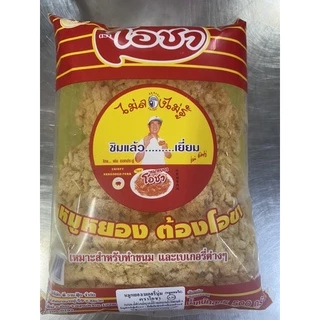 หมูหยอง 500 กรัม ห่อแดง ตราโอชา 🛒ซื้อเยอะลดเยอะ🐷 exp15/05/69 photo