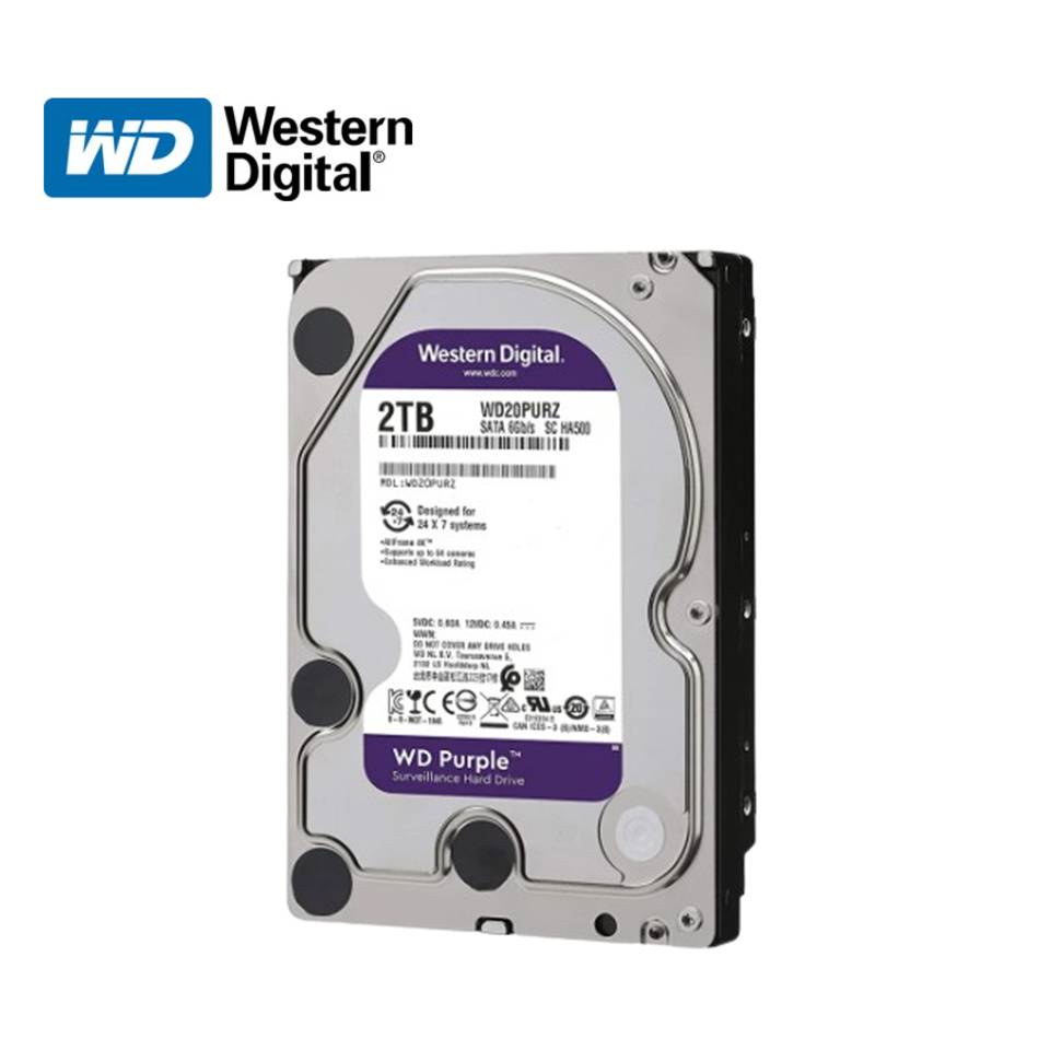 ฮาร์ดดิสก์กล้องวงจรปิดwestern-digital-wd-purple-surveillance-hdd-1tb-2tb-4tb