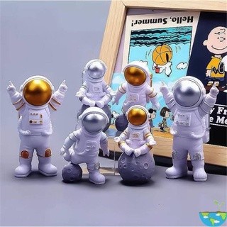 รูปปั้น-spaceman-ประติมกรรมของเล่นเพื่อศึกษาเดส์กท็อปตกแต่งบ้านนักบินอวกาศ