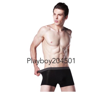ภาพขนาดย่อของภาพหน้าปกสินค้า1 กล่อง = มี 5 ตัว JD NIAO กางเกงในชาย Boxer สีและแบบตามภาพ พร้อมกล่อง พร้อมส่ง ( JD-ขอบเทา ) จากร้าน playboy204501 บน Shopee