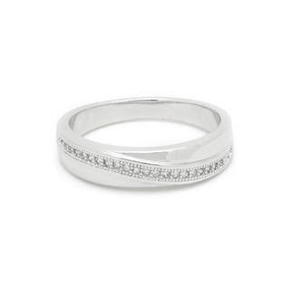 CZMiracle แหวนเพชรสวิส รุ่น RL371 - ทองคำขาว