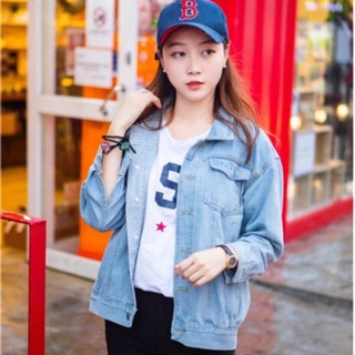 Jacket Jeans รหัส 005  รุ่น สีอ่อนแนว Street