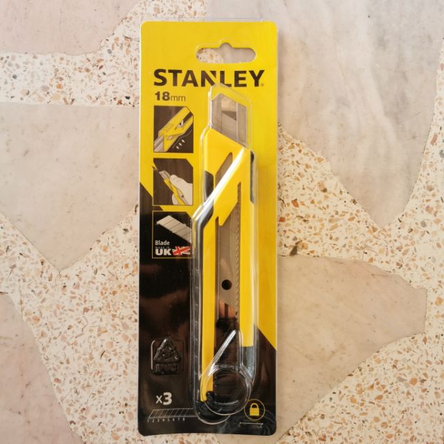 ราคาและรีวิวคัตเตอร์ คัทเตอร์ stanley 18mm.