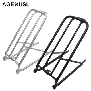 Agekusl แร็คคาร์โก้ ด้านหลัง 300 กรัม สําหรับจักรยานพับได้ Brompton Pike 3 Sixty