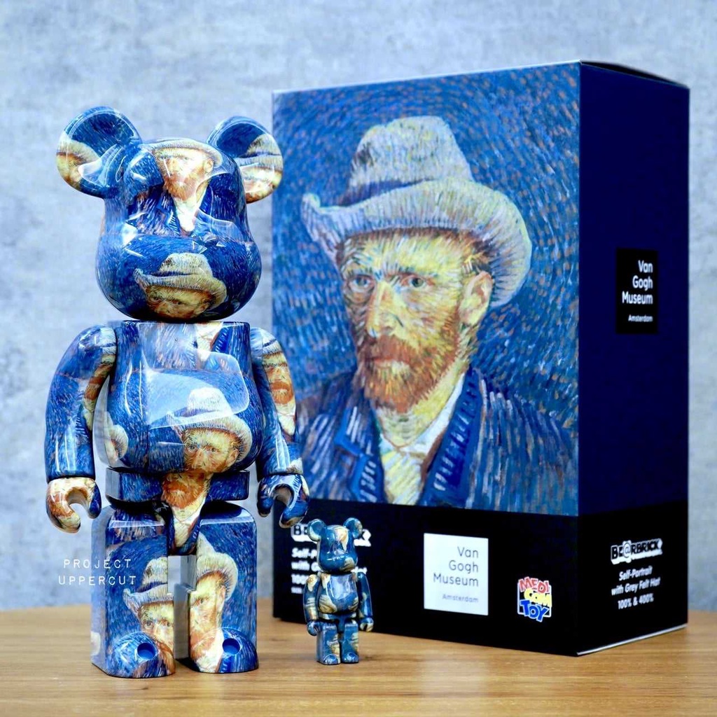 BE@RBRICK 400%+100% VAN GOGH MUSEUM : Self-Portrait with BE@RBRICK 400%+100% VAN GOGH MUSEUM : Self-Portrait with