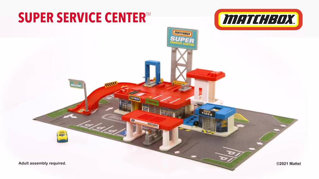 matchbox-super-service-station-ชุดของเล่นรถเหล็ก-มัทช์บ็อกซ์-ศูนย์บริการครบวงจร