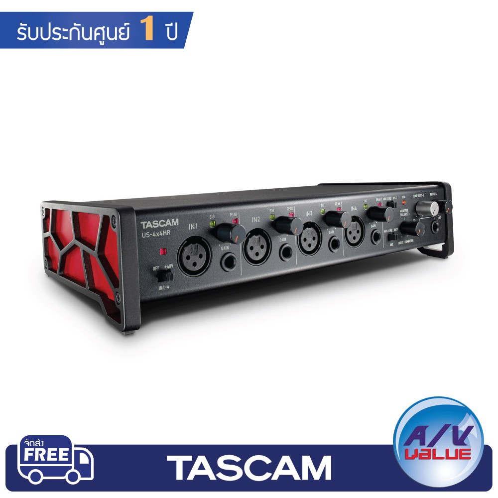 tascam-us-4x4hr-4mic-4in-4out-high-resolution-versatile-usb-audio-interface