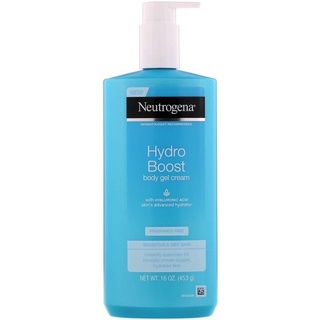 Neutrogena Hydro Boost body gel cream 453ml. นูโทรจีน่า ไฮโดรบูสท์ บอดี้เจลครีม