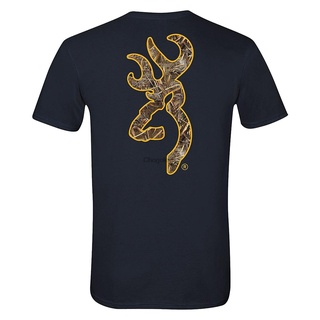 T-shirt  เสื้อยืดแขนสั้น พิมพ์ลาย Realtree Max 5 Buckmark สีดํา แฟชั่นฤดูร้อนS-5XL