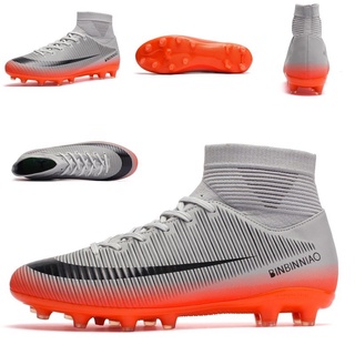 N9st Nike รองเท้าสตั๊ด รุ่น AG Soccer Shoes ชนิดหุ้มข้อ สำหรับฟุตซอล ฟุตบอล