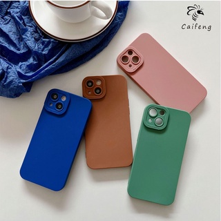 เคสโทรศัพท์มือถือ ซิลิโคนนิ่ม ทรงลูกบาศก์ตรง สําหรับ iPhone 15 Ultra 14 Plus Pro Max Mini ip15 ip14 4G 5G 2022 2023