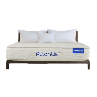 SleepHappy ที่นอนพ็อกเก็ตสปริง รุ่น Atlantis Lite ลดเเรงสั่นสะเทือนได้ดี ไม่รบกวนคู่นอน รองรับสรีระ จัดส่งฟรี กล่องสุญญากาศ ขนย้ายสะดวก น้ำหนักเบา หนา 7นิ้ว สัมผัสนุ่มเเน่น