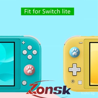 ภาพขนาดย่อของภาพหน้าปกสินค้าZonsk cute design Joystick Cap cover for Nintendo Switch Lite cut paw analog grips for Nintend Swith JoyCon Controller game จากร้าน tcsho.th บน Shopee ภาพที่ 4