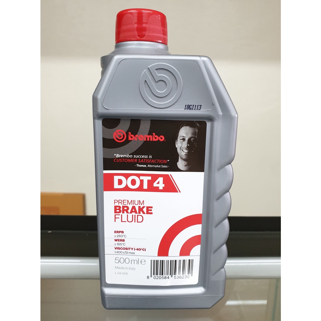 น้ำมันเบรค-brembo-dot-4-ขนาด-500ml-และ-1-000ml