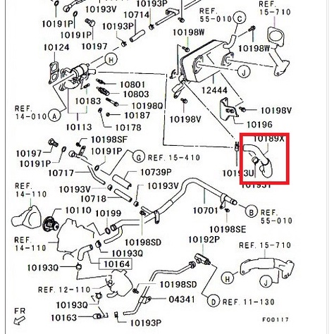 แท้ศูนย์-4d56-คอมมอนเรล-ท่อยางน้ำ