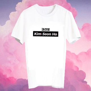 เสื้อยืดสีขาว สั่งทำ Fanmade แฟนเมด คำพูด แฟนคลับ FCB34-303 Kim Seon Ho คิมซอนโฮ